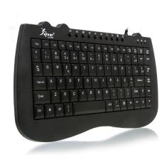 Teclado Multimídia USB Knup KP-2008 Ergonômico Preto