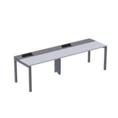 Mesa Plataforma para Coworking para 2 Pessoas 160x792 Psc160 Cinza/Grafito