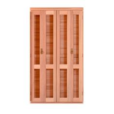 Porta de Madeira Veneziana 216cmx160cmx14cm PE541 Esel