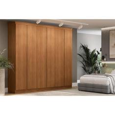 Guarda Roupa 6 Portas E 3 Gavetas R583 Canela - Kappesberg