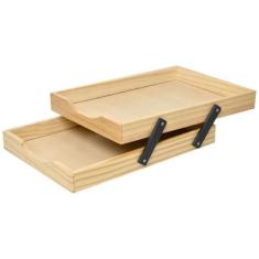 Caixa de Correspondência Dupla Madeira Souza