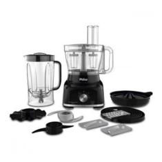 Multiprocessador PMP1600P 1400 W 2 Velocidades Philco, Preto, 110V