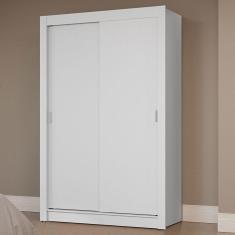 Guarda-Roupa Solteiro 2 Portas de Correr Branco Milano Madesa