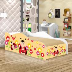 Mini Cama Fun Joaninha Infantil Com Colchão - CasaH