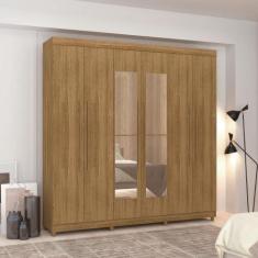 Guarda Roupa 6 Portas Com Espelho Audi Nature - CasaH