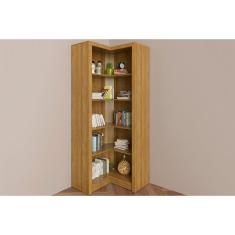 Guarda Roupa Closet Solteiro ME4132 c/ 4 Prateleiras Amêndoa - Tecno Mobili