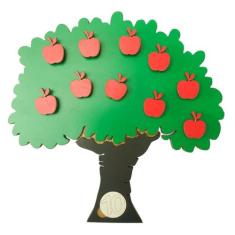Árvore Magnética Conte até 10 - Brinquedo Educativo - Brinque E Leia