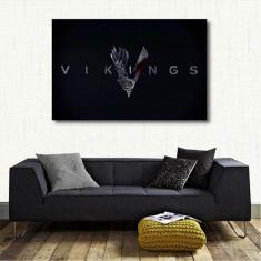 Quadro decorativo Vikings - Séries - Tela em Tecido