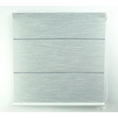 Cortina Romana Napoles Translúcido Crisdan 2,00 Largura X 2,30 Altura Cinza