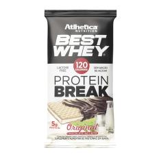 Barra de Proteína Best Whey Atlhetica Nutrition Protein Break Original Chocolate ao Leite 25g 25g
