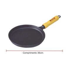 Tapioqueira De Ferro Fundido Redonda - Diametro 19cm