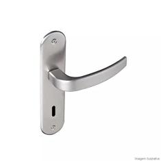 Fechadura Interna Aço Zamac Vic 929-80 com Espelho Pado Cromado