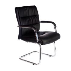 Cadeira Fixa Estofada W-50A Preta