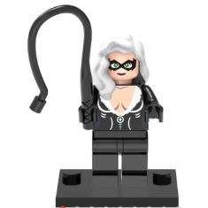 Boneco Blocos De Montar Gata Negra Universo Homem Aranha