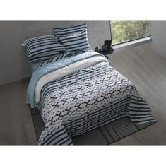 Jogo de Cama Queen Duplo 4 Peças Sultan Realce Premium Akira