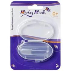 Baby Bath Escova Massageadora Com Estojo Azul