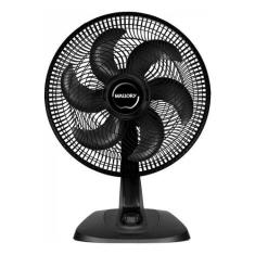 Ventilador De Mesa Mallory Turbo Fresh All Black 220v 126w, Preto, 220
