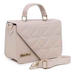 Bolsa Feminina Transversal E Lateral De Ombro Bordada Pequena Luxo - B