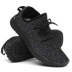 Tênis Masculino Caminhada Academia Conforto - Lorenzzo Lopez, Preto, 4