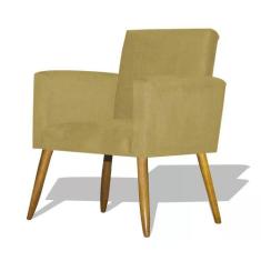 Poltrona Decorativa Nina Rosê - Divini, Amarelo