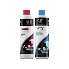 Kit Seachem Prime 325Ml Seachem Clarity 325Ml Combo Aquário