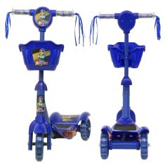 Patinete Infantil Masculino Personagem Kaboo Ajusta Altura
