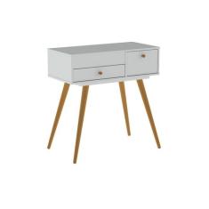 Penteadeira com Espelho Cristal Branca - Modern, Branco
