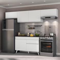 Armário De Cozinha Compacta 4 Peças Mp3697.891 Veneza Branco