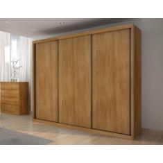 Guarda Roupa Casal MDF Vegas 3Pts 6Gav - Novo Horizonte