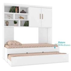 Guarda Roupa Infantil Chiara 2 Portas Branco - Phoenix Baby, Branco