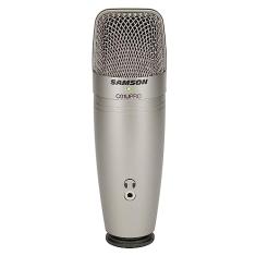 Kit Microfone USB Samson C01U Pro Recording Pack Com Fone