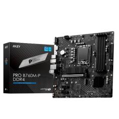 Placa Mae Msi Pro B760m-p Ddr4 Intel Lga 1700 911-7e02-001