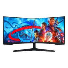 Monitor Gamer 34 Samsung Odyssey G5 Curvo - QHD Ultrawide 3440x1440 - 165Hz - VA - LC34G55TWWLMZD