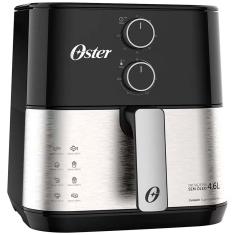Fritadeira Elétrica Air Fryer Oster Ofrt520 Compact 4 e 6L 1500W Antiaderente Inox 220V