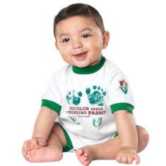 Macacão Bebê Fluminense Primeiro Passo - Torcida Baby
