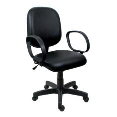 Cadeira Diretor Operativa Com Braço Viena Preto - Ultra Móveis