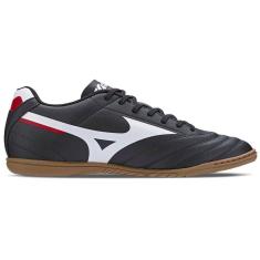 Chuteira Mizuno Futsal Morelia Preto Branco-Masculino