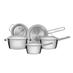 Conjunto de Panelas Tramontina Aço Inox Alumínio 4 peça(s) Allegra