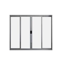 Janela De Alum nio De Correr 100x200cm 4 Folhas Hale Esquadri