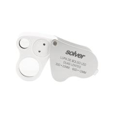Lupa de Bolso Dupla 30X e 60X LED Solver SLD-132