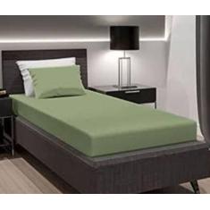 Jogo De Lençol Para Cama Solteirão 100%algodão - Lu Enxovais, Verde