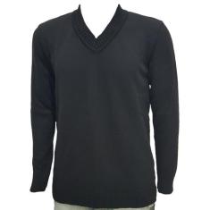 Suéter Katlen Tricot Liso, Preto, P