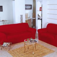 Capa de Sofá 2 e 3 Lugares Malha Gel Coladinha Vermelho - FAGUI ENXOVA