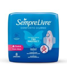 Absorvente Externo Sempre Livre Adapt Plus 8 unidades