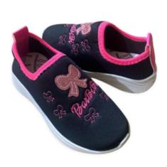 Tenis Escolar Menina Barbi Bi-Feminino