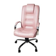 Cadeira Classic Presidente Rosê Gold Cromada Comprealegre