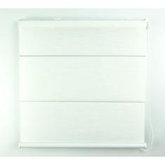 Cortina Romana Napoles Com Blackout Crisdan 1,80 Largura X 1,50 Altura Branco