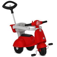 Triciclo Banderetta Passeio &amp; Pedal Vermelho Bandeirante