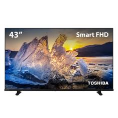 Smart TV 43" Toshiba DLED Full HD VIDAA 2 HDMI 2 USB com Wifi e Comando de Voz - TB021M