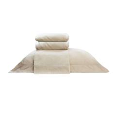 Jogo de Cama King Bordado 300 Fios Neo Elements 4Pç 100%Alg